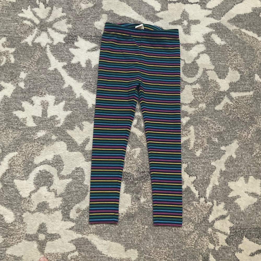 Girls Tucker and Tate, multi striped leggings